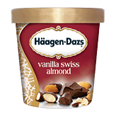 Haagen-Dazs Ice Cream Vanilla Swiss Almond Full-Size Picture